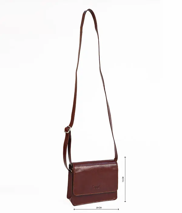 Classic Brown  Crossbody Mini-Sling