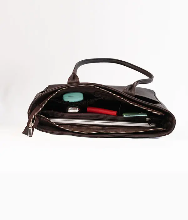 Espresso Brown Minimal Tote