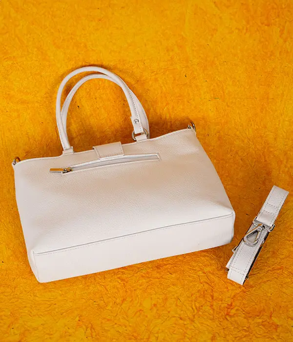White Hand Bag
