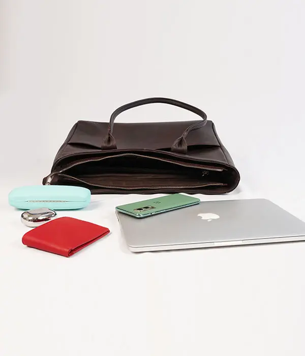 Espresso Brown Minimal Tote